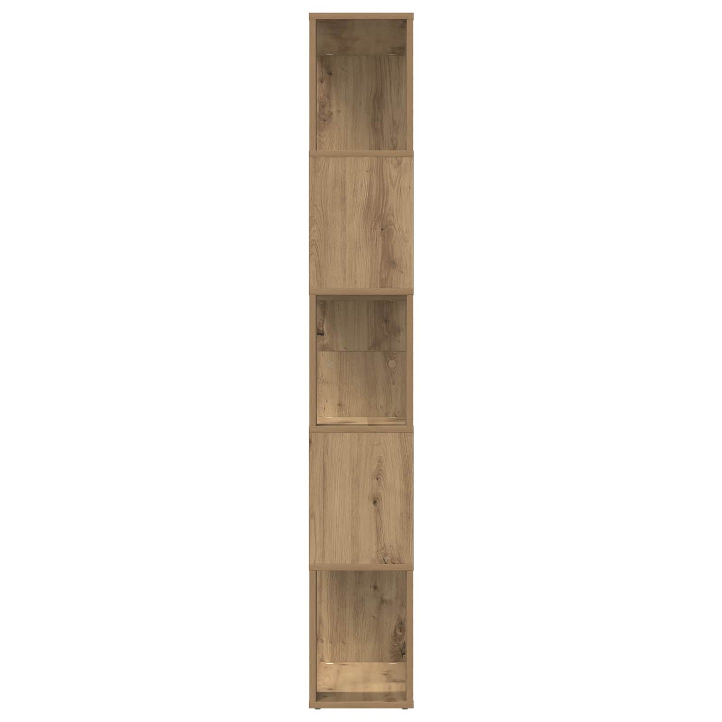 Knihovna 80 X 24 X 159 Cm Kompozitní Dřevo Artisanový Dub