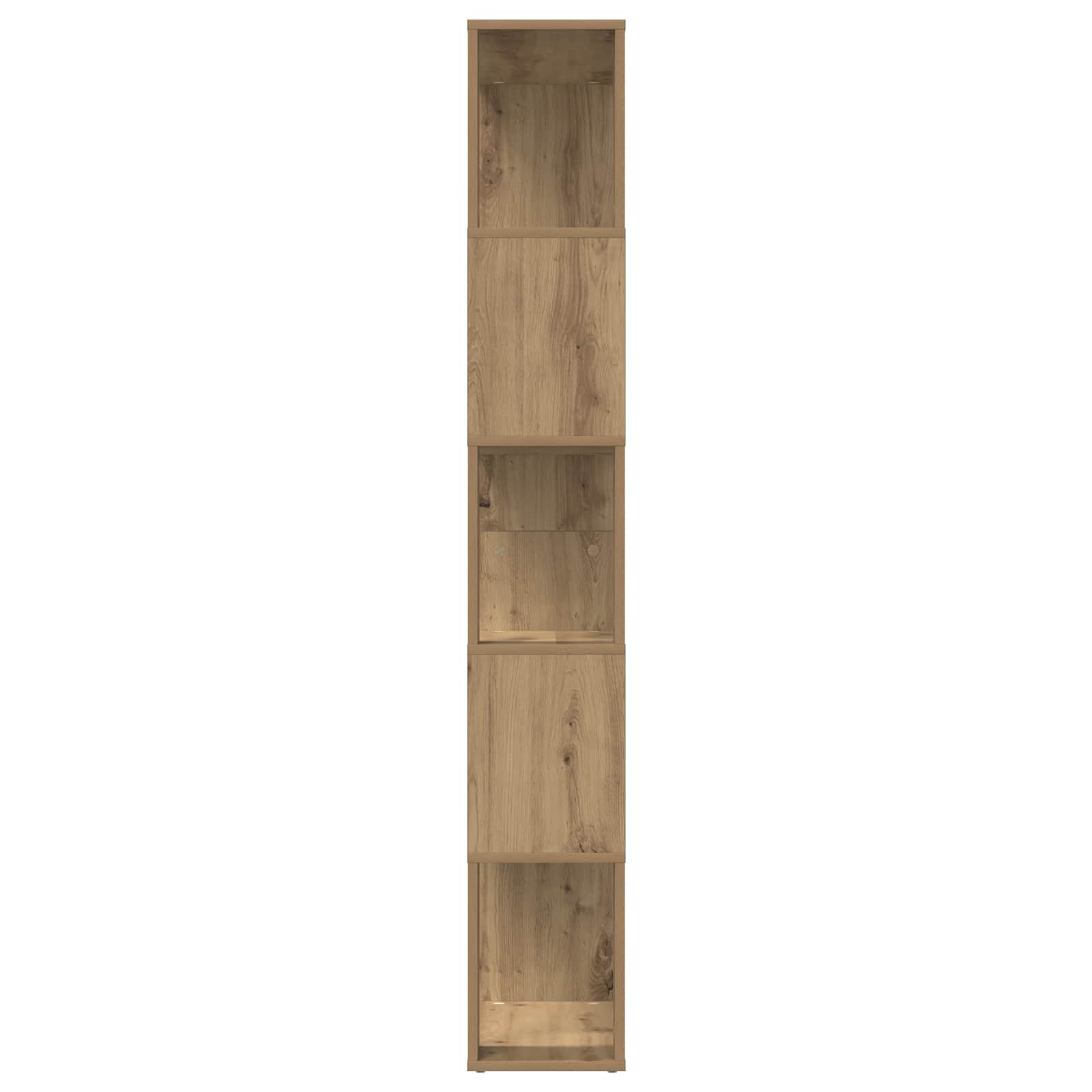 Knihovna 80 X 24 X 159 Cm Kompozitní Dřevo Artisanový Dub