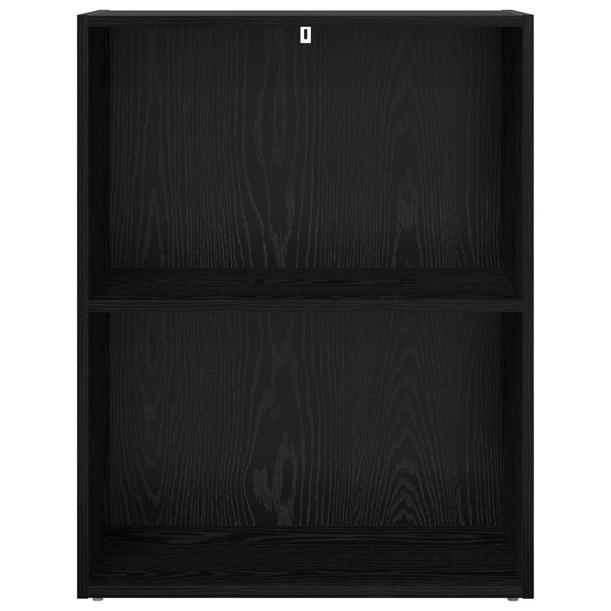 Knihovna 60 X 30 X 76.5 Cm Kompozitní Dřevo Černý Dub
