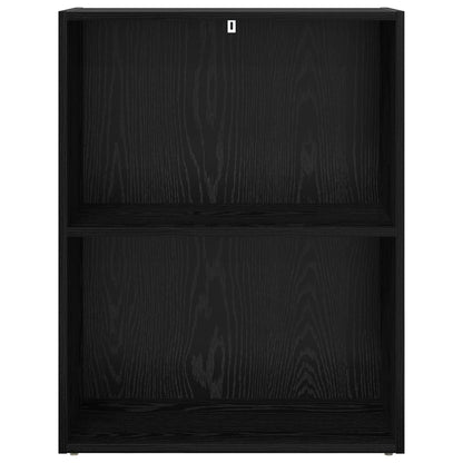 Knihovna 60 X 30 X 76.5 Cm Kompozitní Dřevo Černý Dub