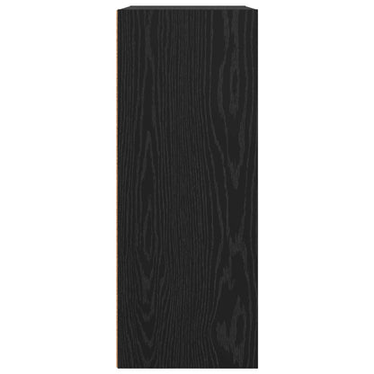 Knihovna 60 X 30 X 76.5 Cm Kompozitní Dřevo Černý Dub