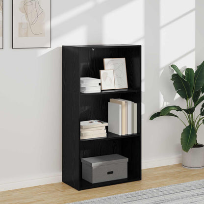Knihovna 60 X 30 X 114 Cm Kompozitní Dřevo Černý Dub