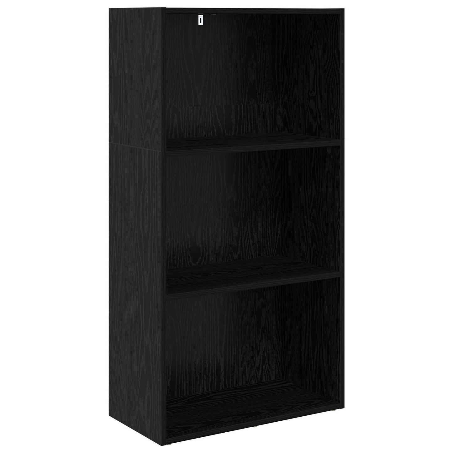 Knihovna 60 X 30 X 114 Cm Kompozitní Dřevo Černý Dub