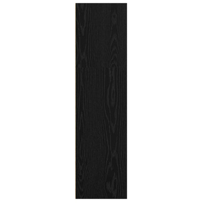 Knihovna 60 X 30 X 114 Cm Kompozitní Dřevo Černý Dub