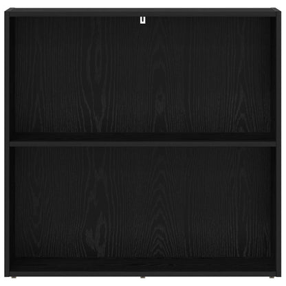 Knihovna 80 X 30 X 76,5 Cm Kompozitní Dřevo Černý Dub