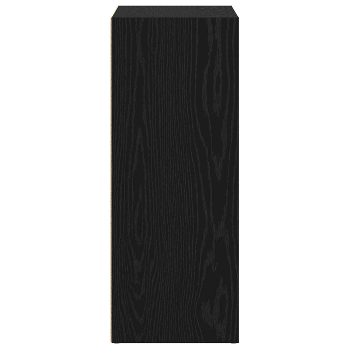Knihovna 80 X 30 X 76,5 Cm Kompozitní Dřevo Černý Dub