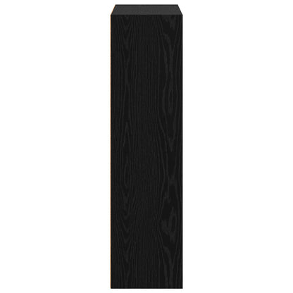 Knihovna 80 X 30 X 114 Cm Kompozitní Dřevo Černý Dub