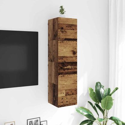 Nástěnný Tv Kabinet Nástěnný Staré Dřevo 30,5 X 30 X 30 Cm