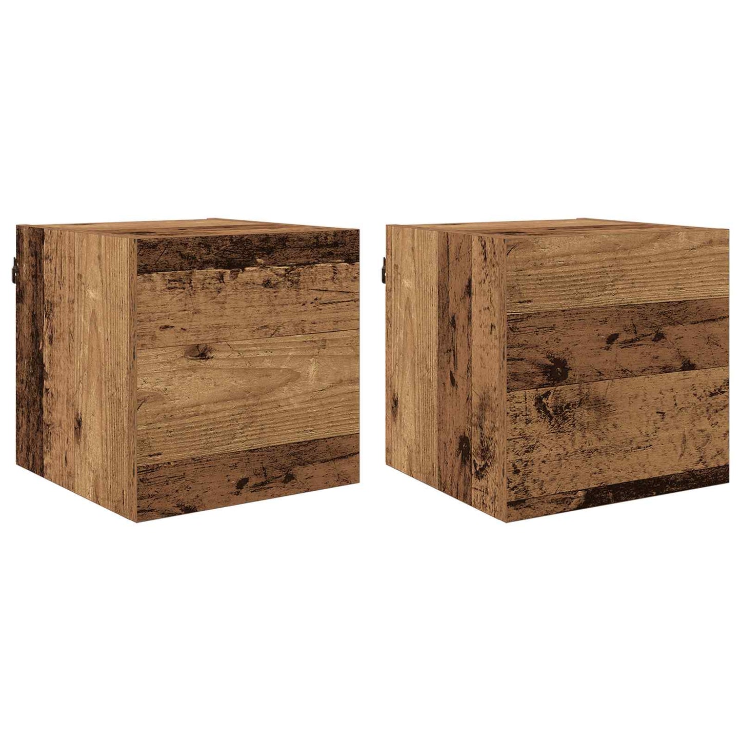 Nástěnný Tv Kabinet Nástěnný Staré Dřevo 30,5 X 30 X 30 Cm