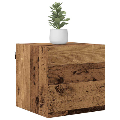 Nástěnný Tv Kabinet Nástěnný Staré Dřevo 30,5 X 30 X 30 Cm