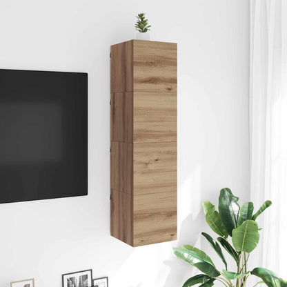 Nástěnný Tv Kabinet Dub Artisan Kompozitní Dřevo