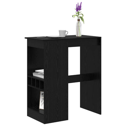 Barový Stůl 90 X 47.5 X 103.5 Cm Kompozitní Dřevo Černý Dub