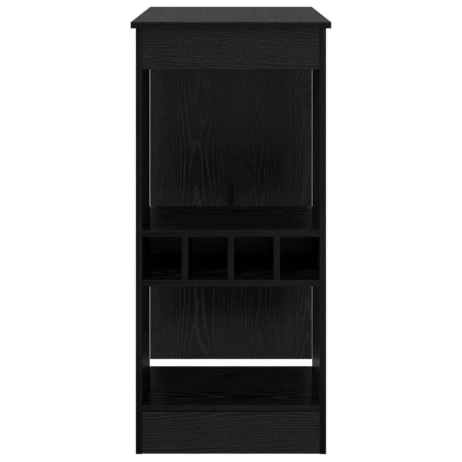 Barový Stůl 90 X 47.5 X 103.5 Cm Kompozitní Dřevo Černý Dub