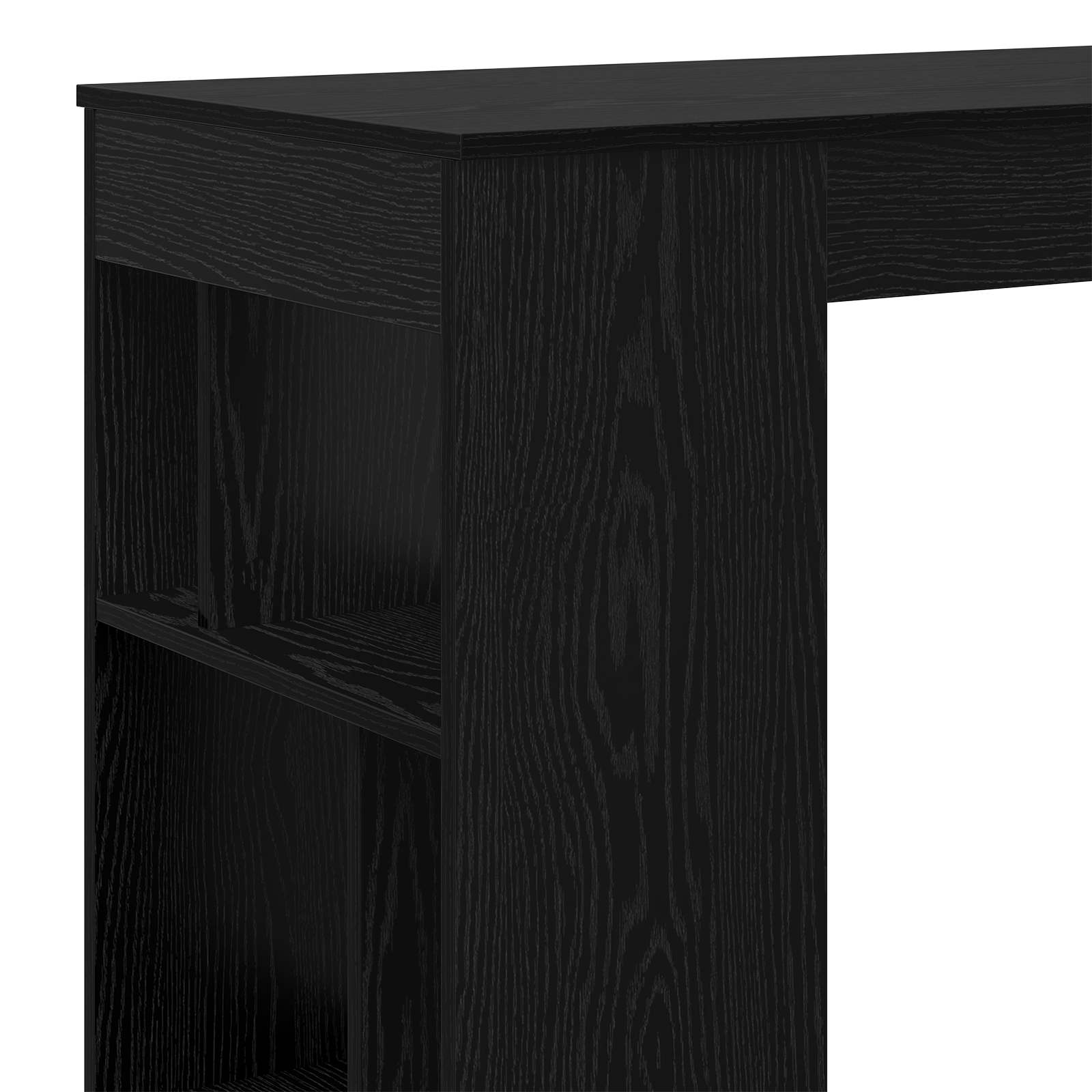 Barový Stůl 102 X 50 X 103,5 Cm Kompozitní Dřevo Černý Dub