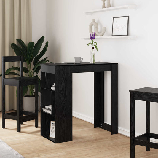 Barový Stůl 102 X 50 X 103,5 Cm Kompozitní Dřevo Černý Dub