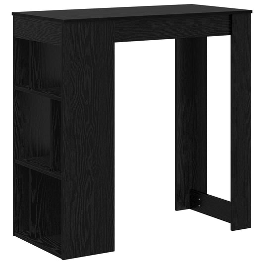 Barový Stůl 102 X 50 X 103,5 Cm Kompozitní Dřevo Černý Dub