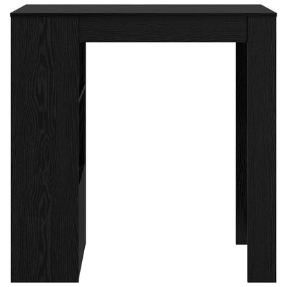 Barový Stůl 102 X 50 X 103,5 Cm Kompozitní Dřevo Černý Dub