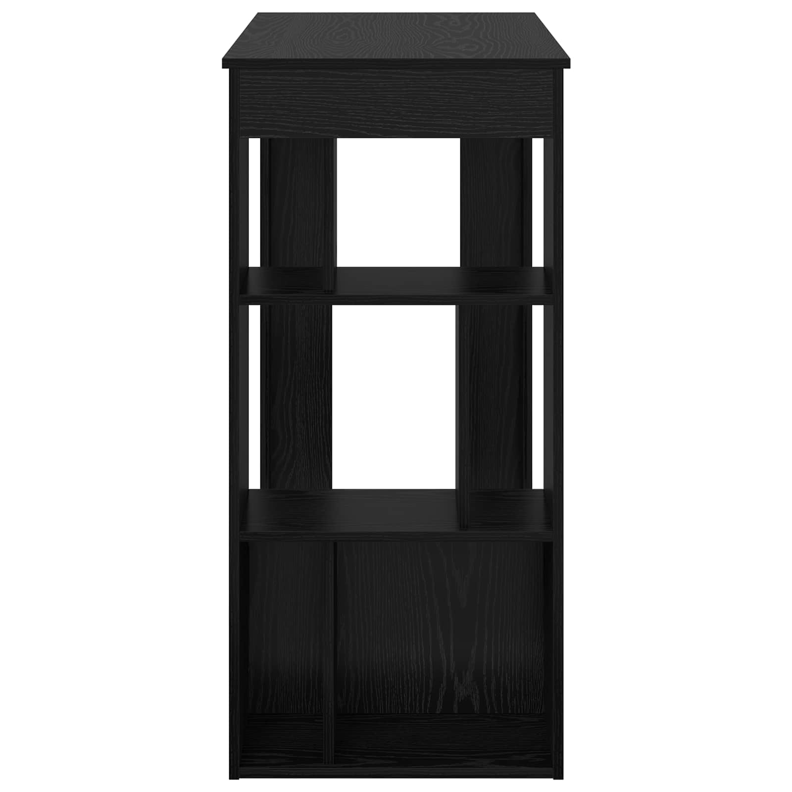 Barový Stůl 102 X 50 X 103,5 Cm Kompozitní Dřevo Černý Dub