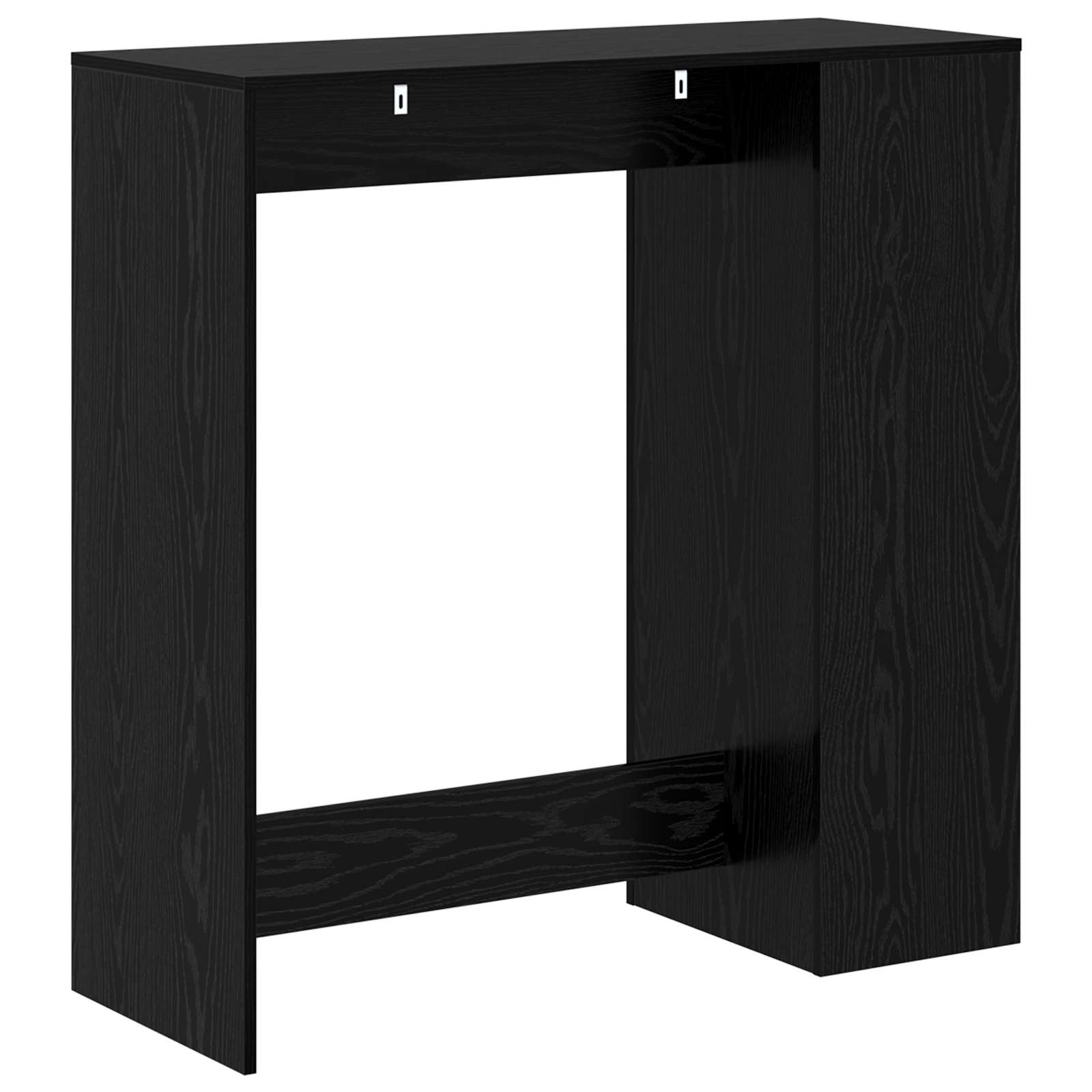Barový Stůl 101 X 40 X 103,5 Cm Kompozitní Dřevo Černý Dub