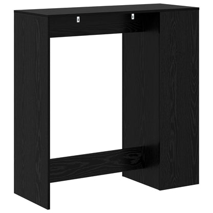 Barový Stůl 101 X 40 X 103,5 Cm Kompozitní Dřevo Černý Dub