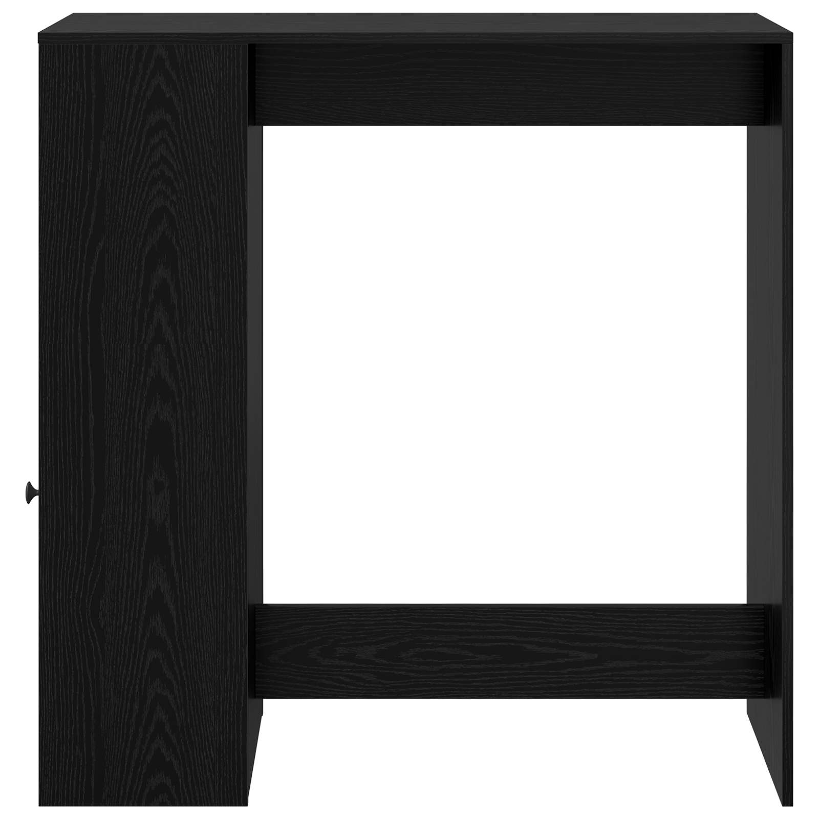 Barový Stůl 101 X 40 X 103,5 Cm Kompozitní Dřevo Černý Dub