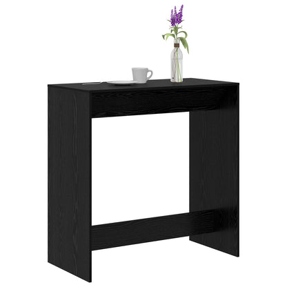 Barový Stůl 102 X 50 X 103,5 Cm Kompozitní Dřevo Černý Dub