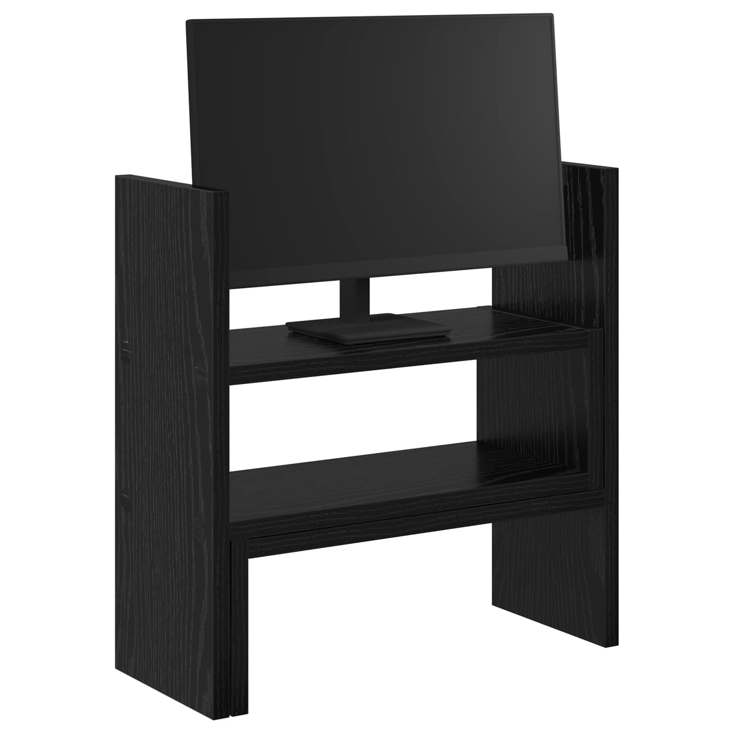 Stojan Na Monitor Na Stůl Černý Dub 40 X 17 X 41 Cm