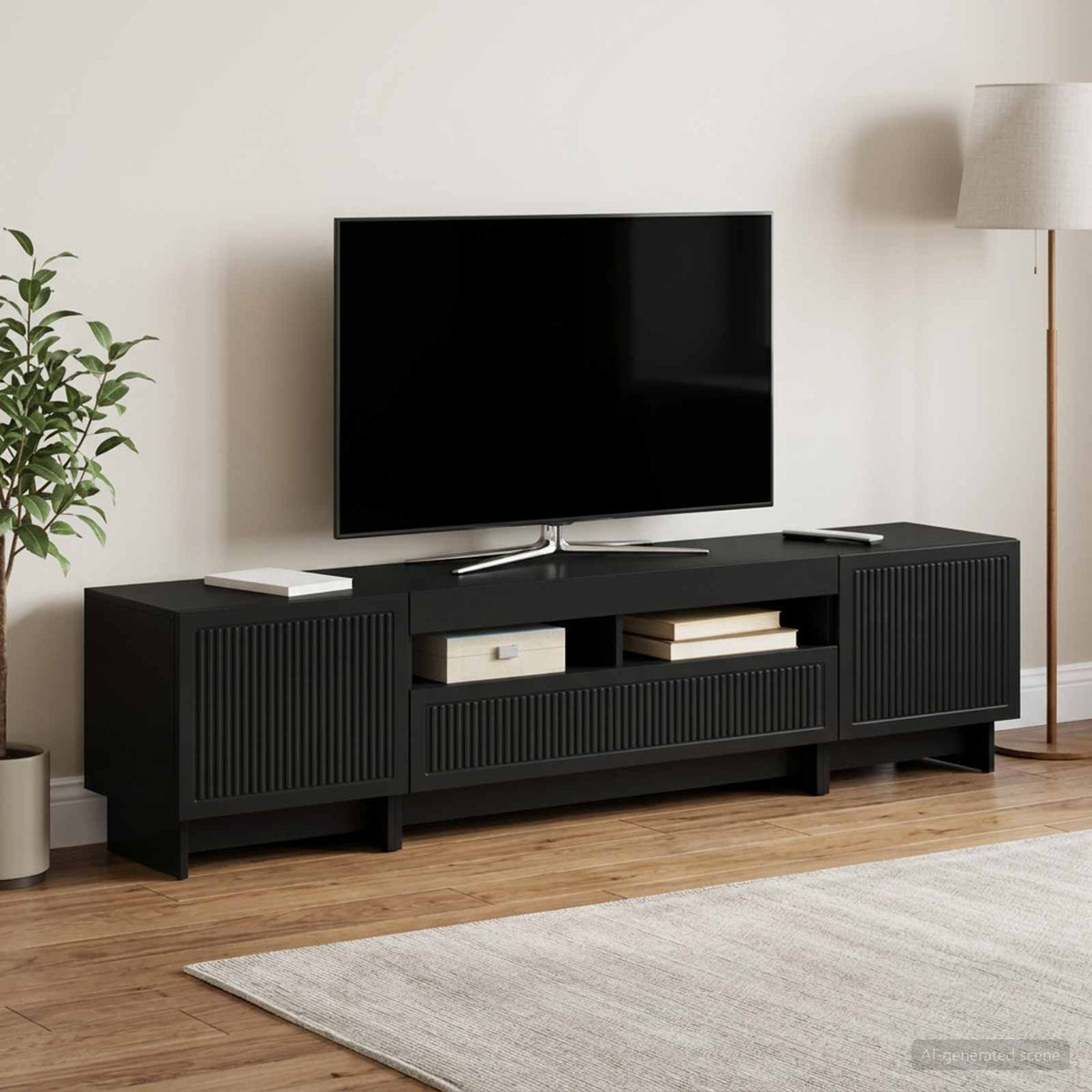 5Dílná Led Tv Skříň Kompozitní Dřevo