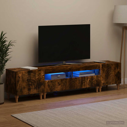 3Dílná Led Tv Skříň Kompozitní Dřevo