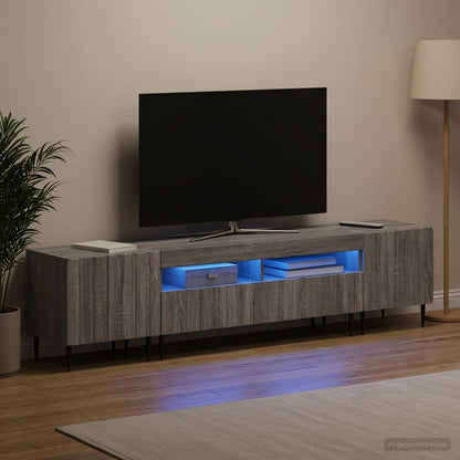 5Dílná Led Tv Skříň Kompozitní Dřevo