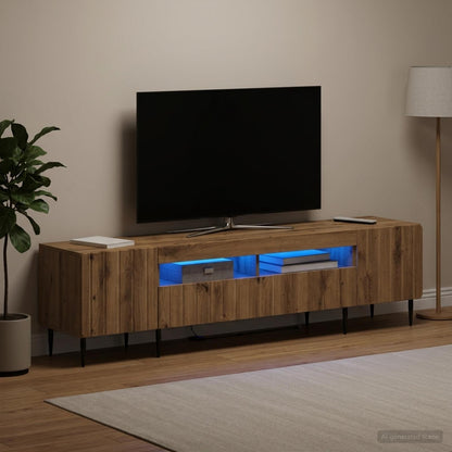 5Dílná Led Tv Skříň Kompozitní Dřevo