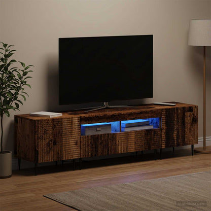 3Dílná Led Tv Skříň Kompozitní Dřevo