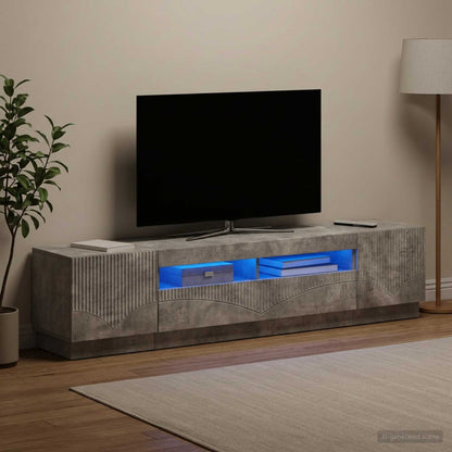 Led Tv Skříň Hoorn 3 Ks Kompozitní Dřevo