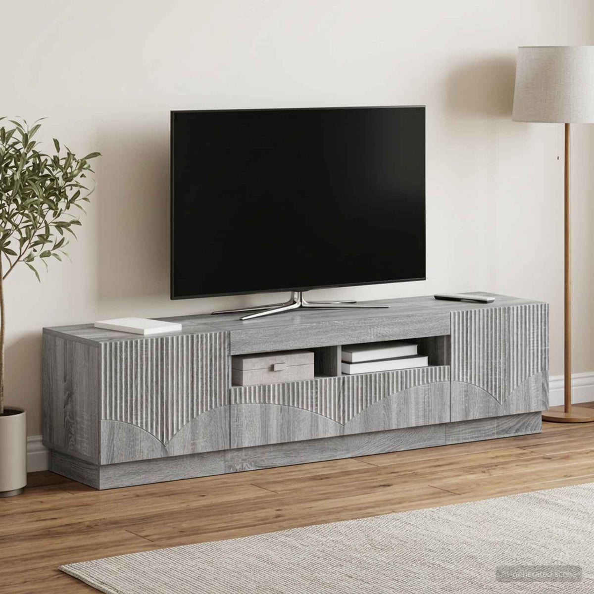 Led Tv Skříň Hoorn 3 Ks Kompozitní Dřevo