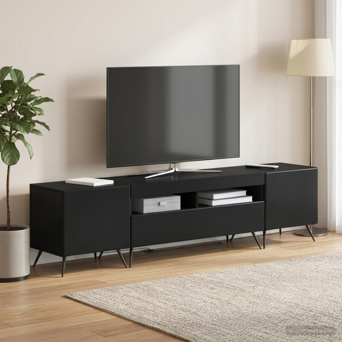 Led Tv Skříň Breda 3 Ks Kompozitní Dřevo