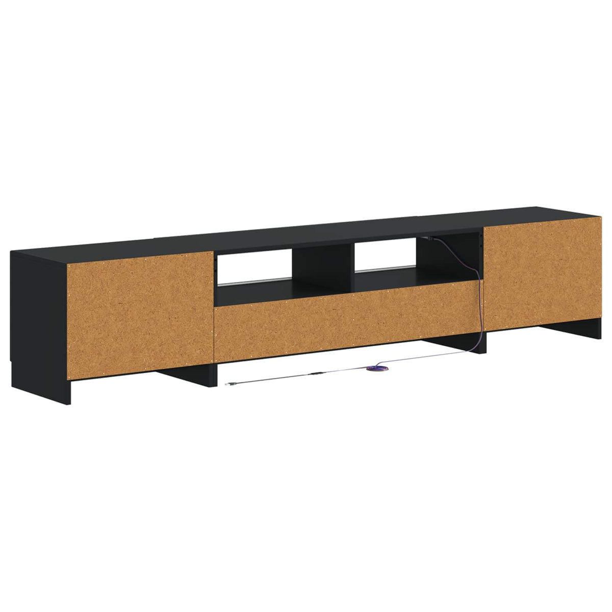 Led Tv Skříň Utrecht 3 Ks Kompozitní Dřevo