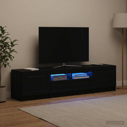 Led Tv Skříň Utrecht 3 Ks Kompozitní Dřevo