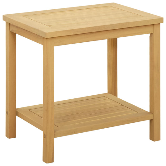 Boční Stůl Přírodní Olej 50 X 35 X 45 Cm Masivní Akátové Dřevo