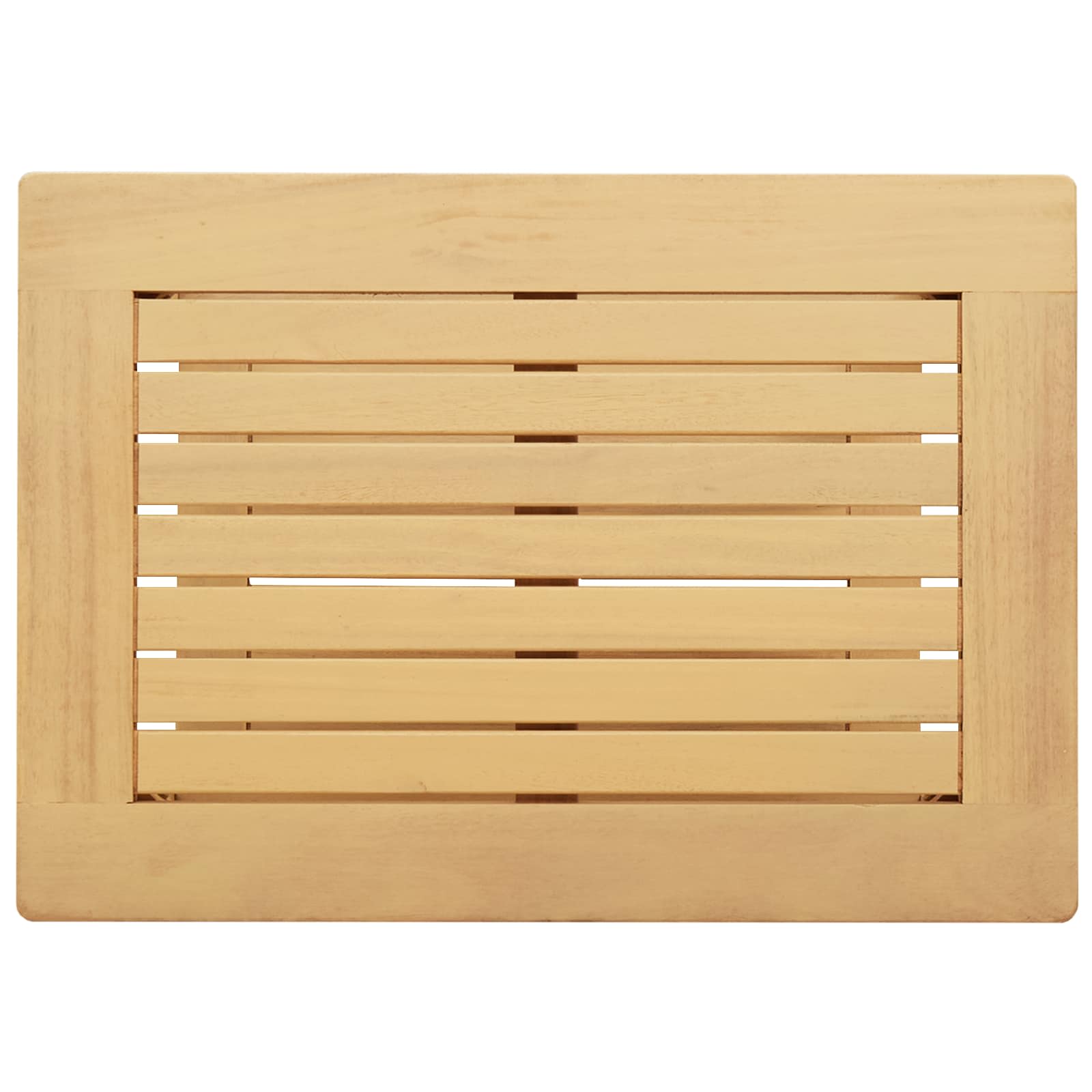 Boční Stůl Přírodní Olej 50 X 35 X 45 Cm Masivní Akátové Dřevo