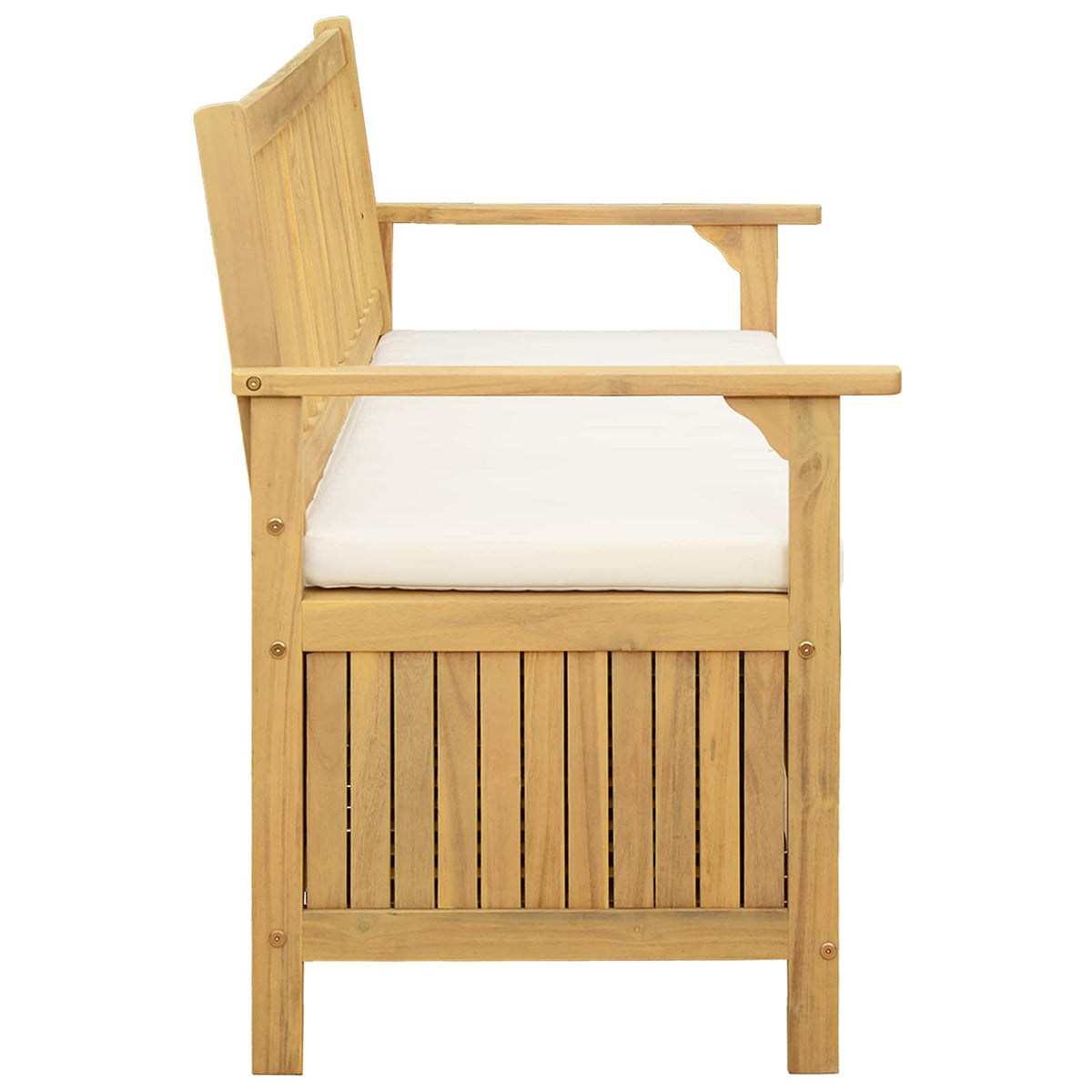 Úložná Lavice 2 -Seater 120 X 63 X 84 Cm Obdélníkový
