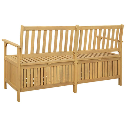 Úložná Lavice 2 -Seater 148 X 63 X 84 Cm Masivní Akácie