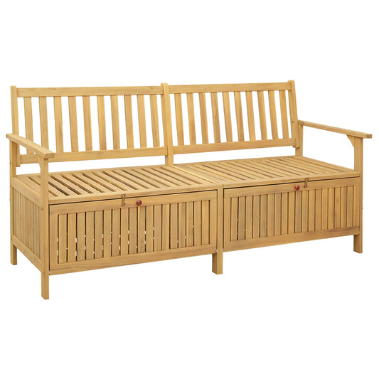 Úložná Lavice 2 -Seater 170 X 63 X 84 Cm Masivní Akácie