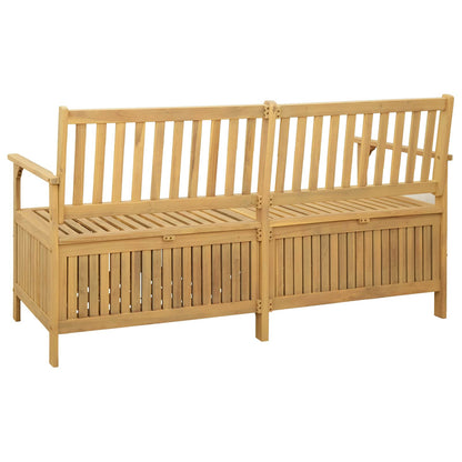 Úložná Lavice 2 -Seater 170 X 63 X 84 Cm Masivní Akácie
