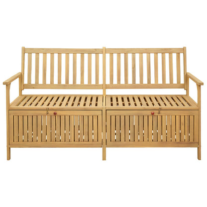 Úložná Lavice 2 -Seater 170 X 63 X 84 Cm Masivní Akácie
