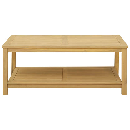 Boční Stůl Přírodní Olej 110 X 55 X 45 Cm Masivní Akátové Dřevo