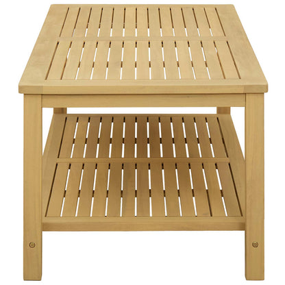 Boční Stůl Přírodní Olej 110 X 55 X 45 Cm Masivní Akátové Dřevo
