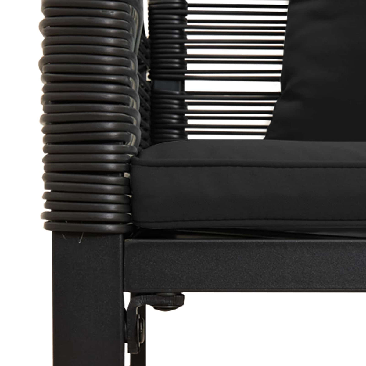 Venkovní Lavice 2 -Seater 117 X 54 X 74.5 Cm Polyratan