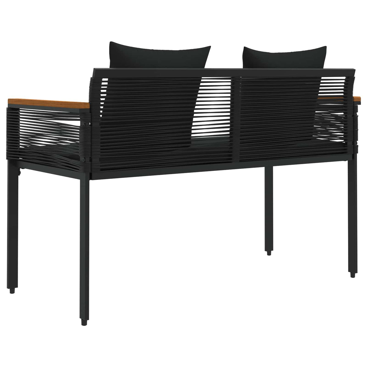 Venkovní Lavice 2 -Seater 117 X 54 X 74.5 Cm Polyratan