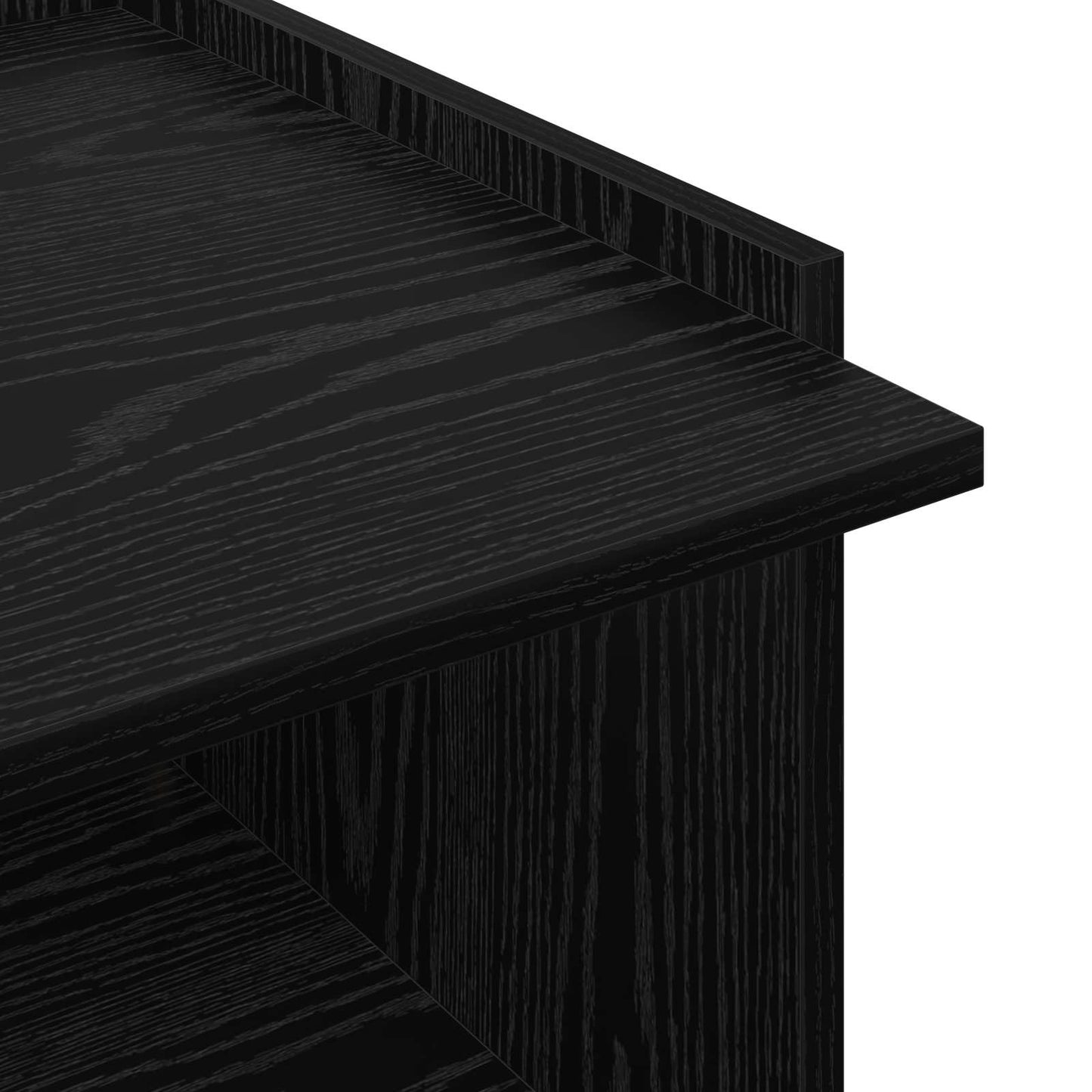 Konferenční Stolek Černý Dub 90 X 50 X 33 Cm Kompozitní Dřevo