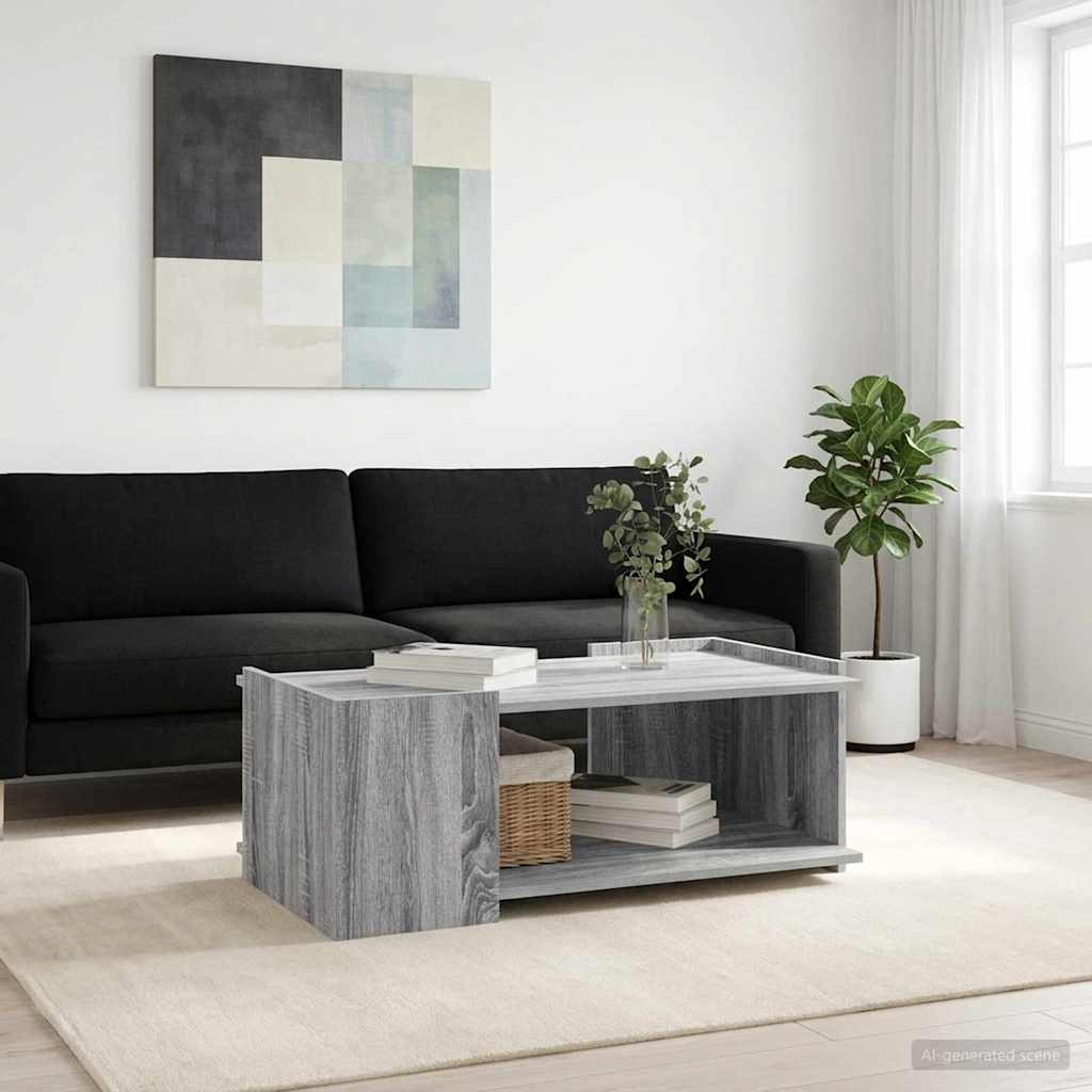 Konferenční Stolek Šedá Sonoma 90 X 50 X 33 Cm Kompozitní Dřevo